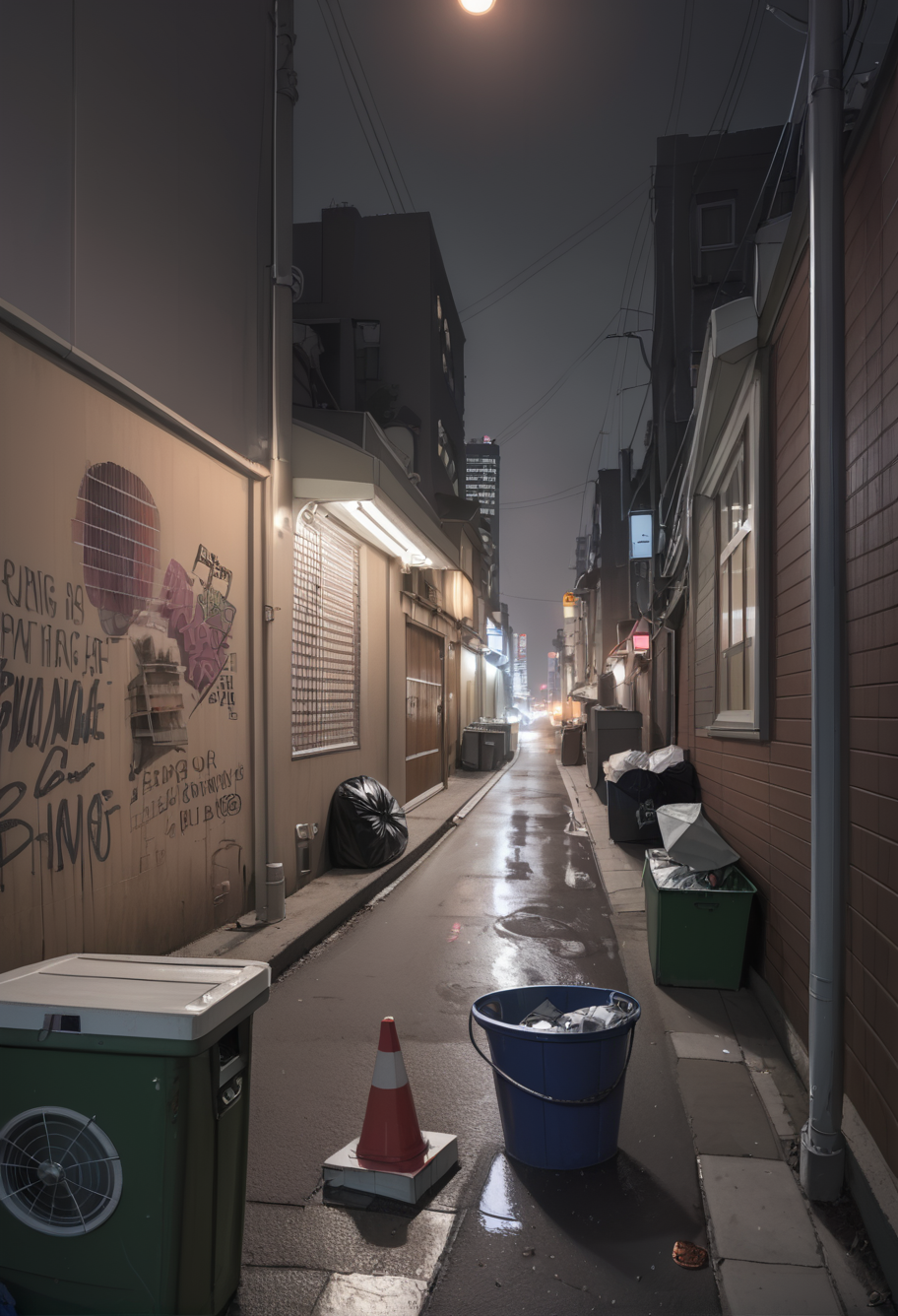 26405-2032180092-score_9,score_8_up,score_7_up,8k,hd,,ruanyi0046,alley,no humans,traffic cone,power lines,industrial pipe,dark,night,dim lighting.png